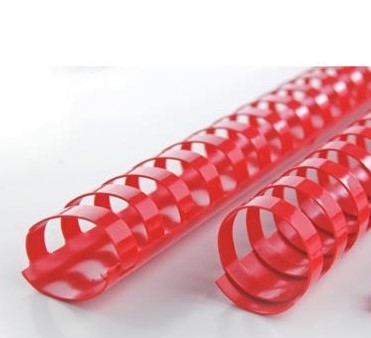 Dorsi Plastici per Rilegatrice 32 mm. ROSSO