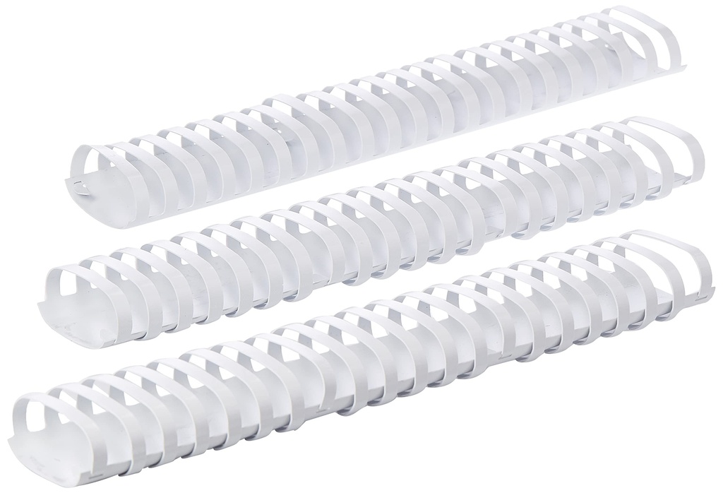 Dorsi Plastici per Rilegatrice 51 mm. BIANCO