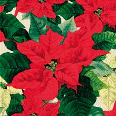 TOVAGLIOLI CM.33X33 - CONF.20 PZ. - STELLA NATALE