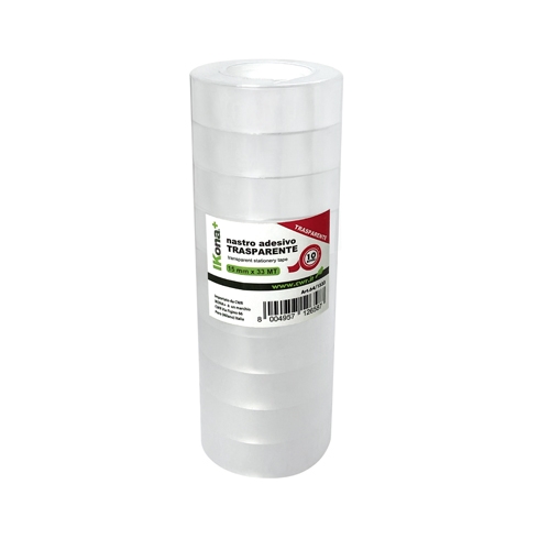 NASTRO ADESIVO TRASP. MM.15X33MT - TORRE 10