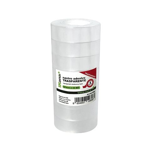 NASTRO ADESIVO TRASP. MM.19X33MT - TORRE 8