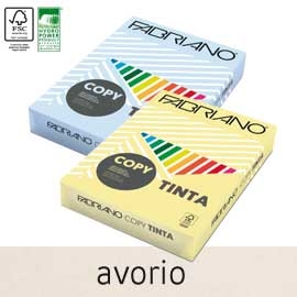 Carta Colorata COPY TINTA A4 160gr 250fg col.tenui AVORIO FABRIANO