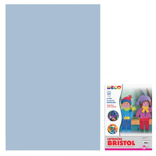 CARTONCINO BRISTOL CM.50X70 - GRIGIO (min.ord.25 o multipli)
