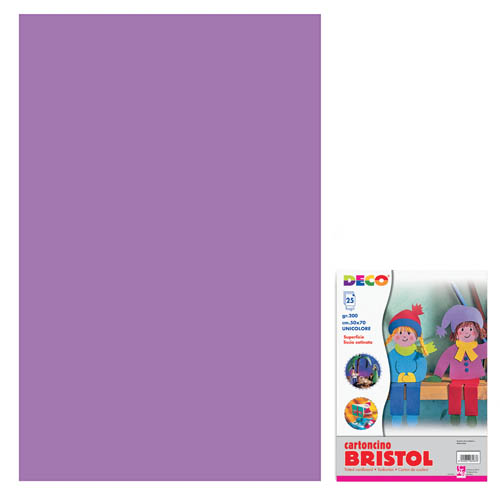 CARTONCINO BRISTOL CM.50X70 - VIOLETTO (min.ord.25 o multipli)
