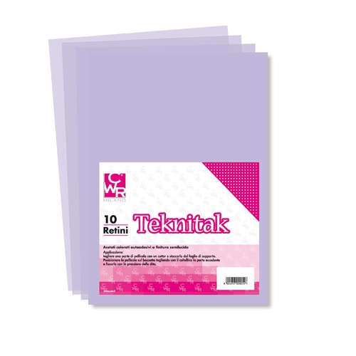TEKNITAK - CONF.10 FOGLI CM.21X29,7 - MAGENTA