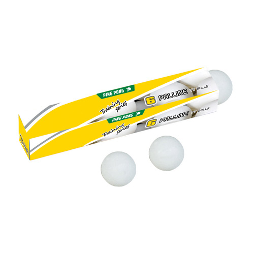 PALLINE PING-PONG CLASSICHE DIAM. MM. 35 - SCATOLA 6 PZ. (min.ord.12 o multipli)
