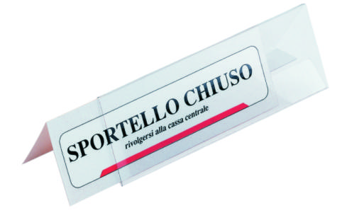 PORTANOME DA TAVOLO PRISMA 10x5cm