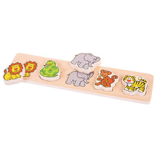 PUZZLE "ALZA E COMBINA" - SAFARI