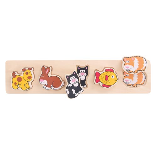 PUZZLE "ALZA E COMBINA" - ANIMALI