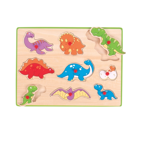 PUZZLE CON POMELLI - DINOSAURI