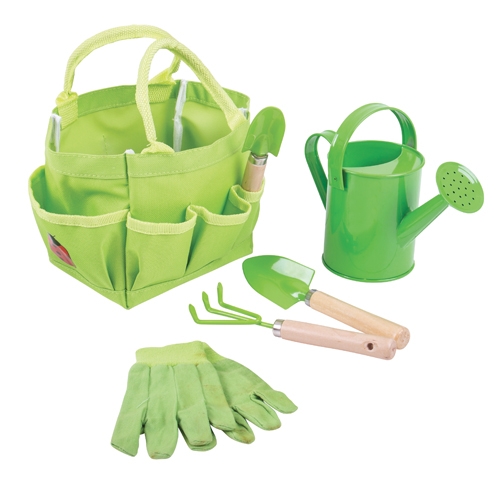 GIARDINAGGIO - BORSA CON 5 ACCESSORI