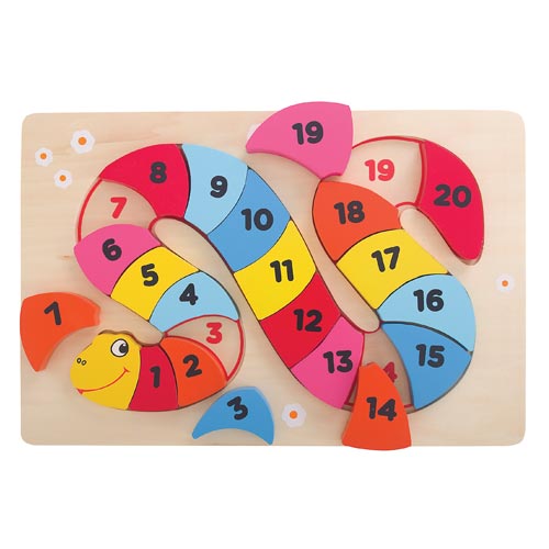 PUZZLE "IL SERPENTE DEI NUMERI"
