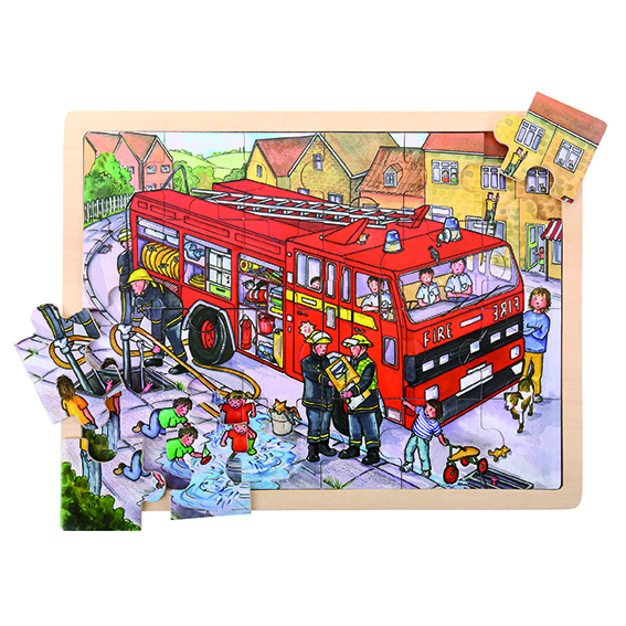 PUZZLE GIGANTE CM.43X33 - I POMPIERI
