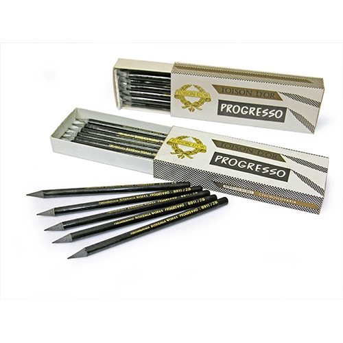 MATITE TUTTA-MINA "PROGRESSO"  - SCATOLA 12 PZ. - GRAD.2B