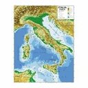 Cartina GEOGRAFICA ITALIA 100x140 cm.