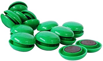 Magneti in blister Pz.12 mm.30 VERDE