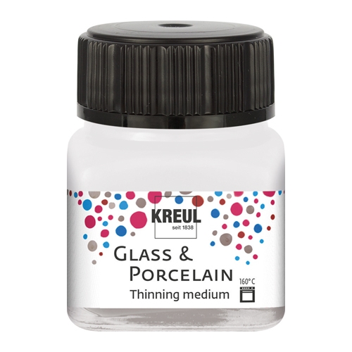 KREUL - GLASS & PORCELAIN 20 ML - MEDIUM DILUENTE