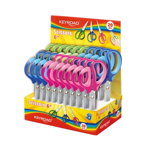 FORBICINA "SOFT GRIP" CM.15- EXPO 20 PEZZI