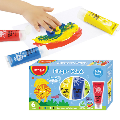 COLORI A DITA PER BIMBI ML.60 - SET PZ.6