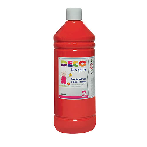 TEMPERA FLACONE ML.500 - CARMINIO (min.ord.6 o multipli)