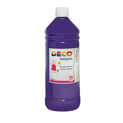 TEMPERA FLACONE ML.500 - VIOLETTO (min.ord.6 o multipli)