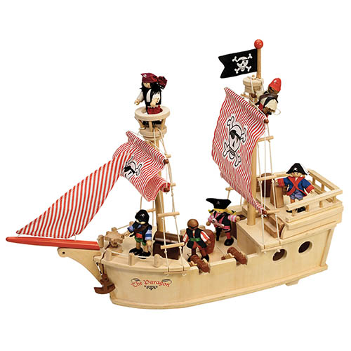 NAVE DEI PIRATI IN LEGNO