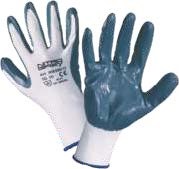 GUANTI POLIESTERE/COTONE SPALMATI IN NITRILE GRIGIO