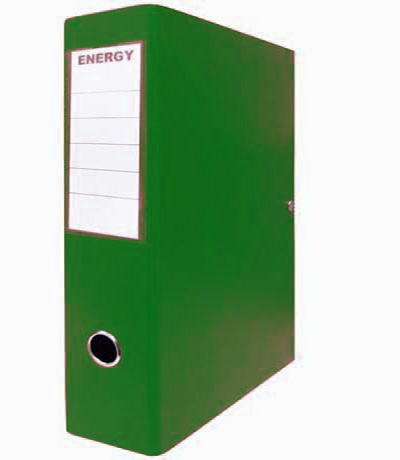 Portaprogetto ENERGY Dorso 6 cm.25x35 VERDE