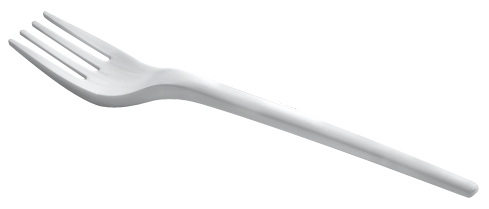 Posate in plastica FORCHETTE BIANCHE Conf.100 Pz.