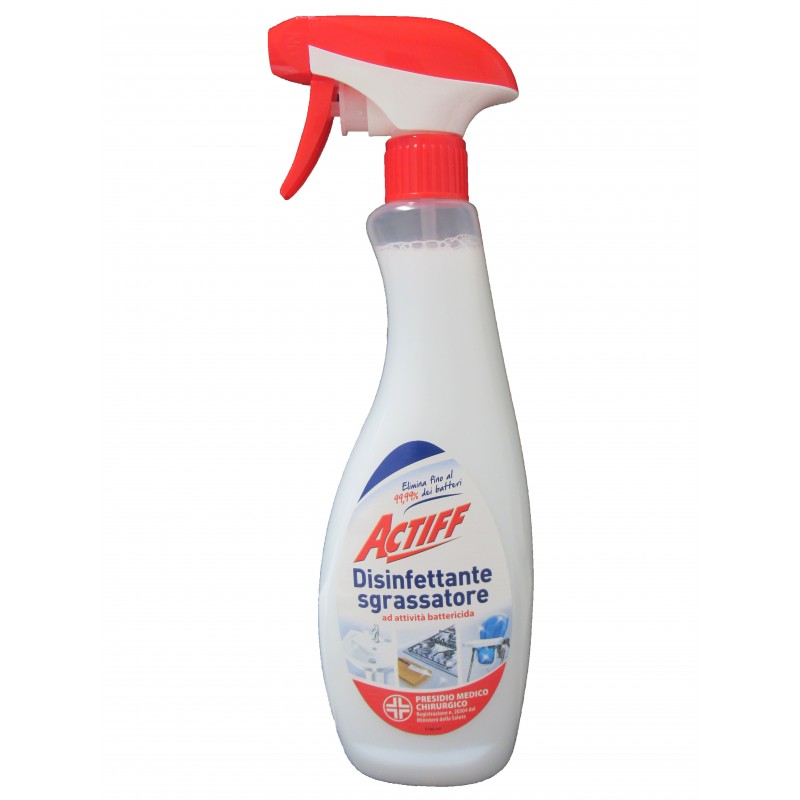 Sgrassatore ACTIFF 750 ML Disinfettante PMC con erogatore