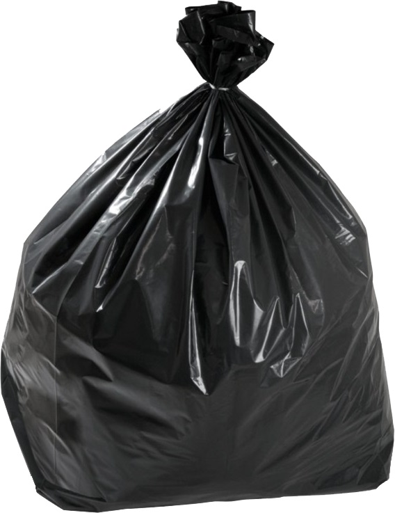 SACCHETTO RIFIUTI 55x70  NERO KG.1