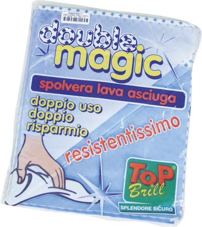 PANNO DOUBLE MAGIC DOPPIO USO 40x50 New