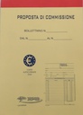Copia Commissioni Blocco A5 33x3 chimica - 21x15 cm.