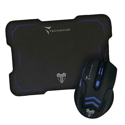 GAMING MOUSE USB + TAPPETINO GAMING TECHMADE
