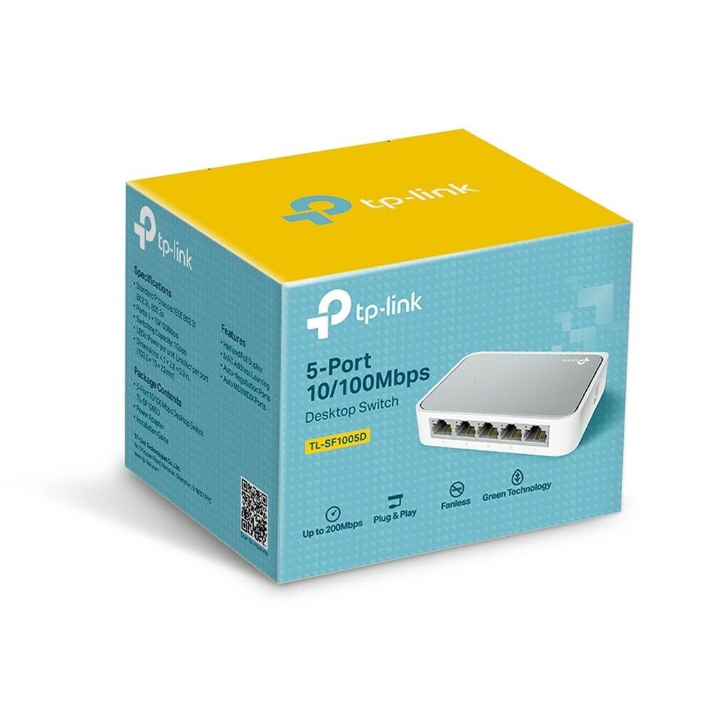 Switch TP-LINK TL-SF1005D 5 Porte 10/100 MBPS