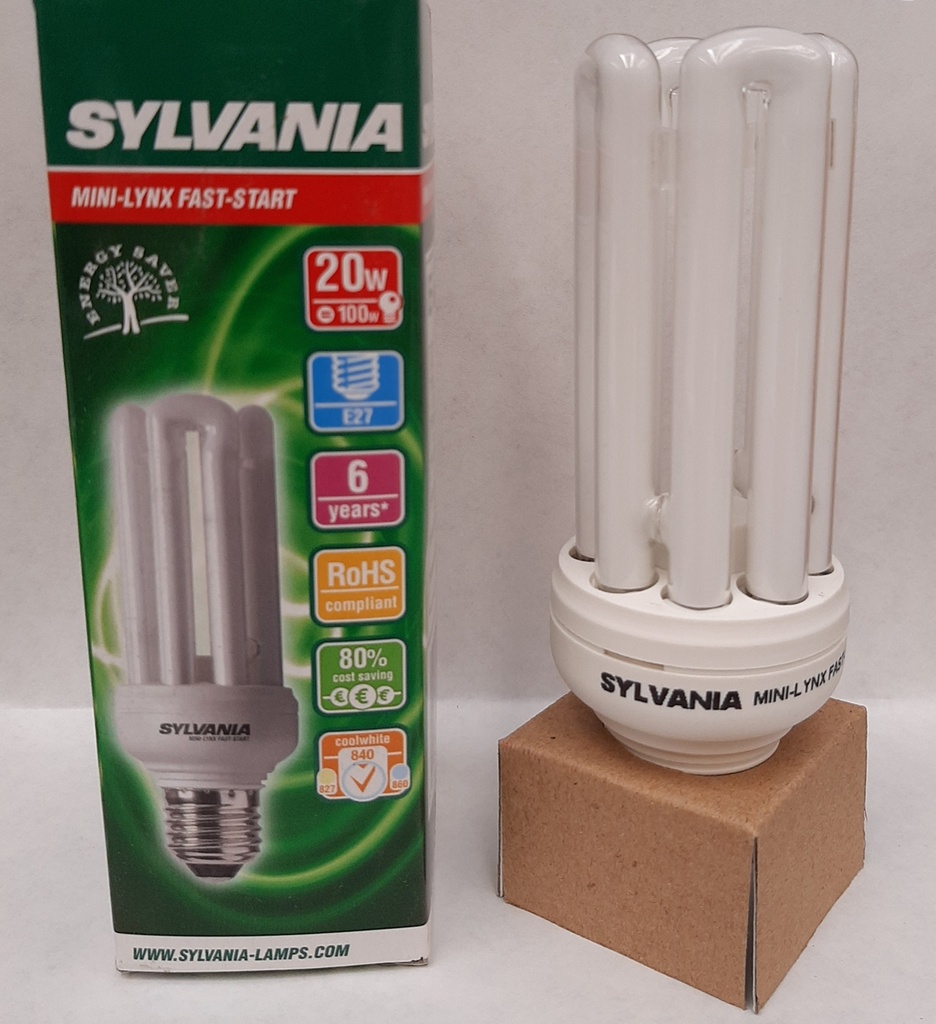 Lampada R.E. 20W=100W E27 GR RISP. 80% A