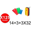 Buste PE-HD 60MY pz.125 14+3+3x32 PFSAHD14x32