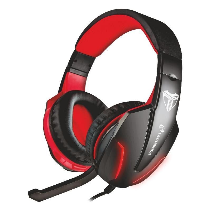 GAMING CUFFIE TECHMADE MULTIMEDIALI CON MIICROFONO