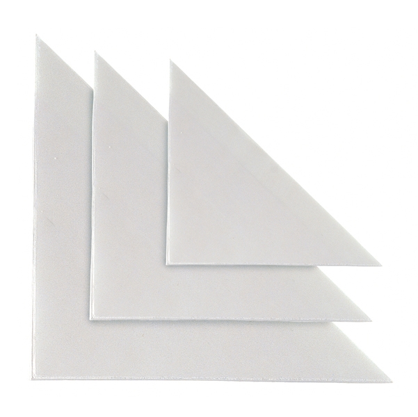 10 BUSTE ADESIVE TASCA TR 13 TRIANGOLARE 13X13CM