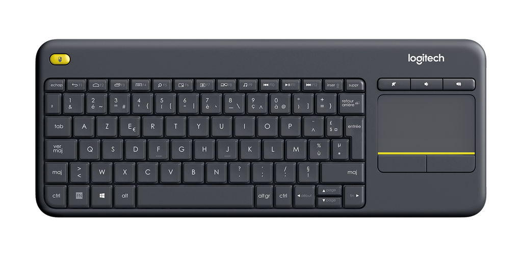 TASTIERA + TOUCHPAD INTEGRATO LOGITECH WIRELESS K400 BLACK
