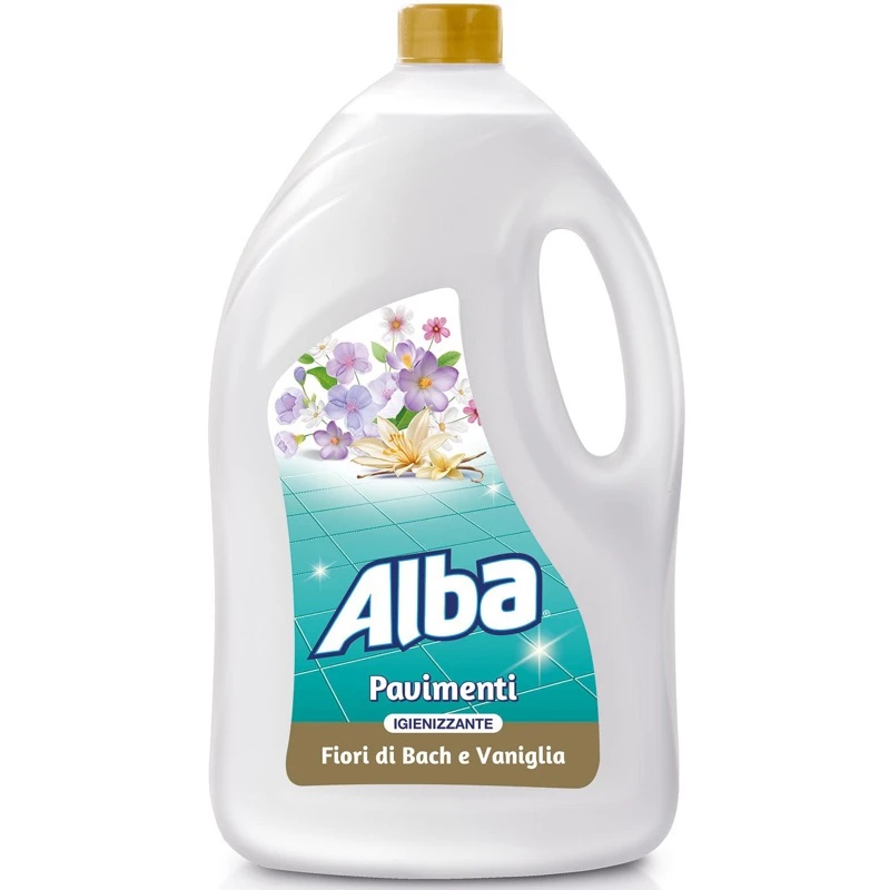 Detergente Profumato ALBA PAVIMENTI 4 Lt. -  Bach e Vaniglia