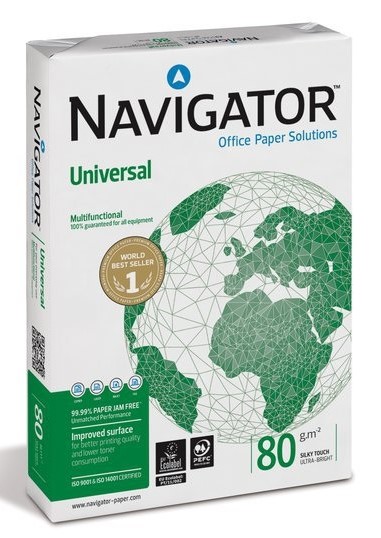 Carta Fotocopie NAVIGATOR H.Q. A4 GR.80 FG.500