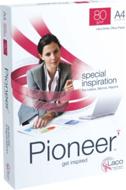 Carta Fotocopie PIONEER 80 A4 Gr.80 Fg.500 PLUS