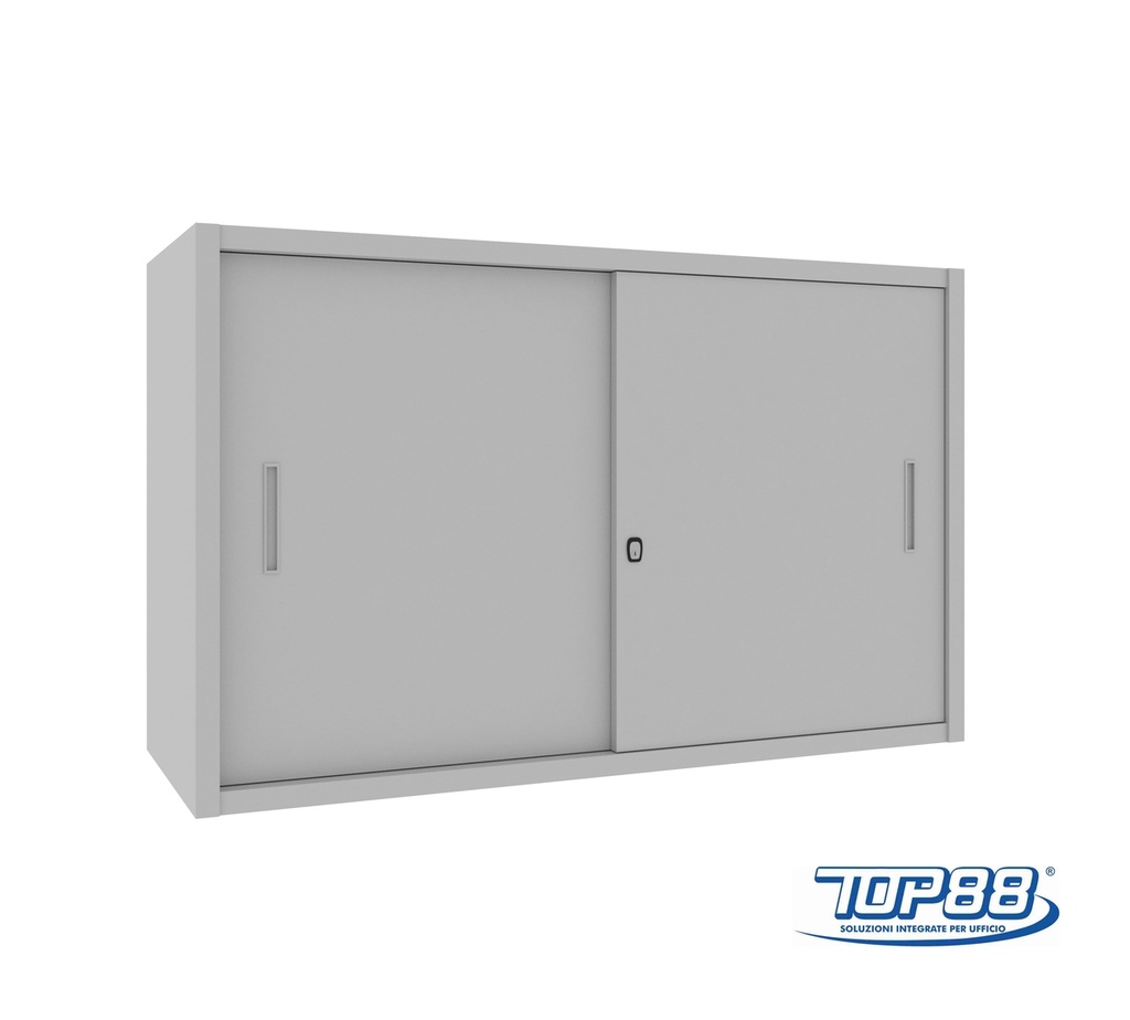 Sopralzo per Armadio Metallico ANTE SCORREVOLI L120 P45 H75 GRIGIO - 1 Ripiano