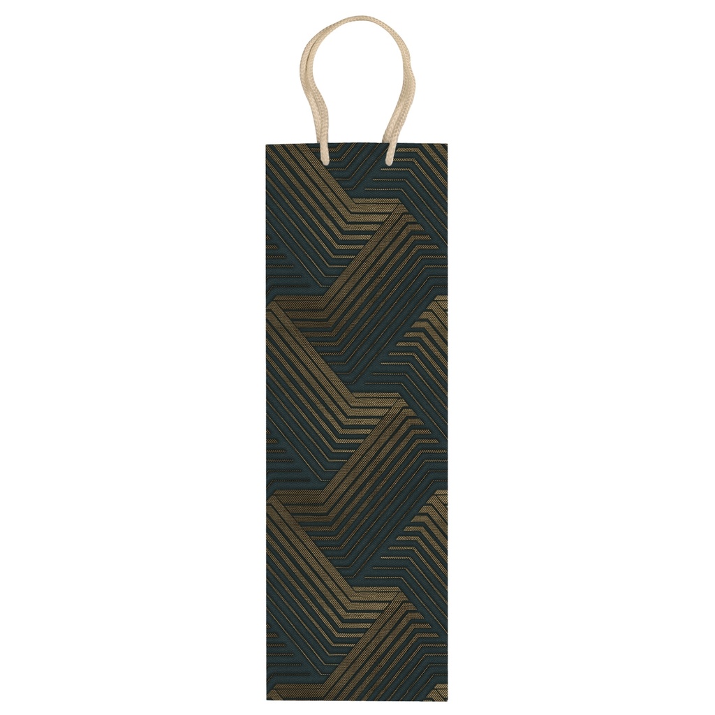 Shopper portabottiglie fantasia 37x12x9cm Sadoch