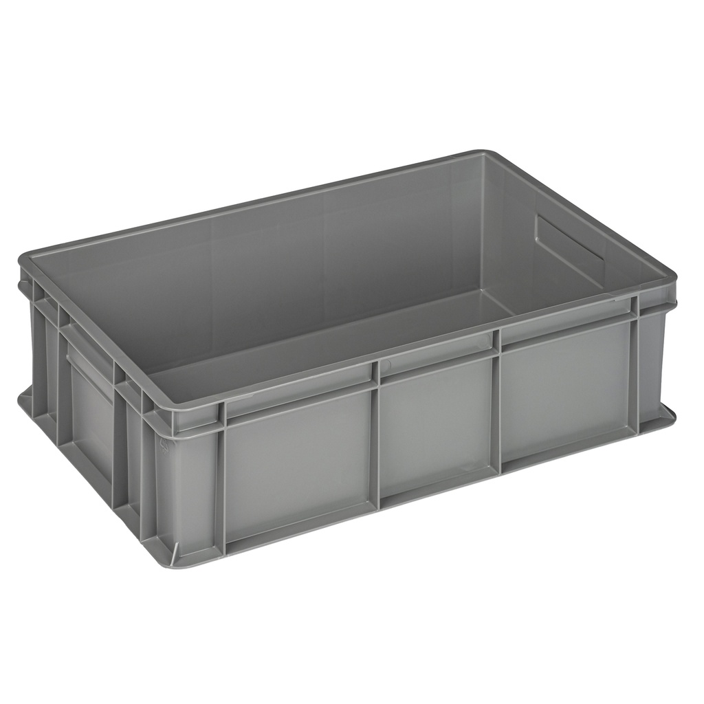 Cassa industriale Europa 60x40x17cm 32L grigio Mobil Plastic