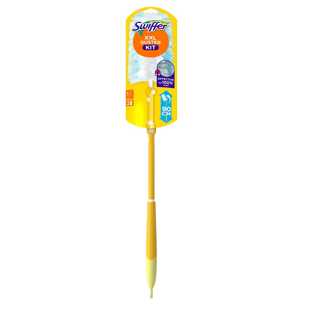 Swiffer Duster XXL - STARTER KIT COMPLETO con 2 PIUMINI