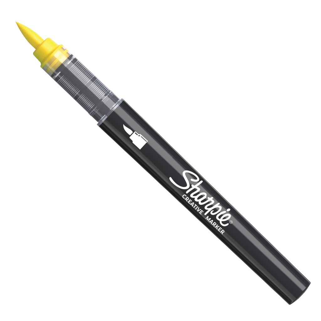 Marcatore acrilico Creative Marker punta pennello giallo Sharpie
