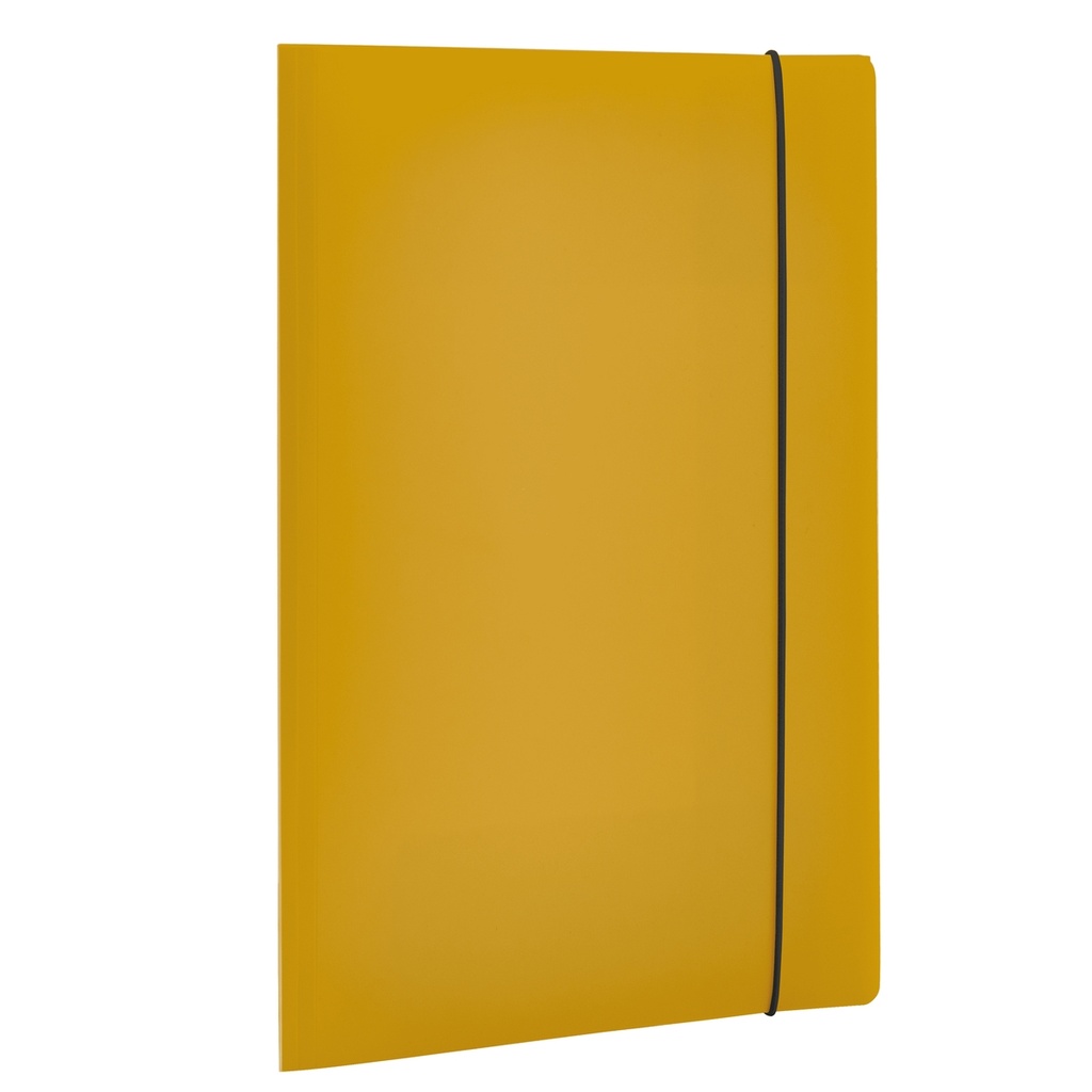 Cartella 3 Lembi HOLOS in PP giallo sabbia 25x35cm Fellowes