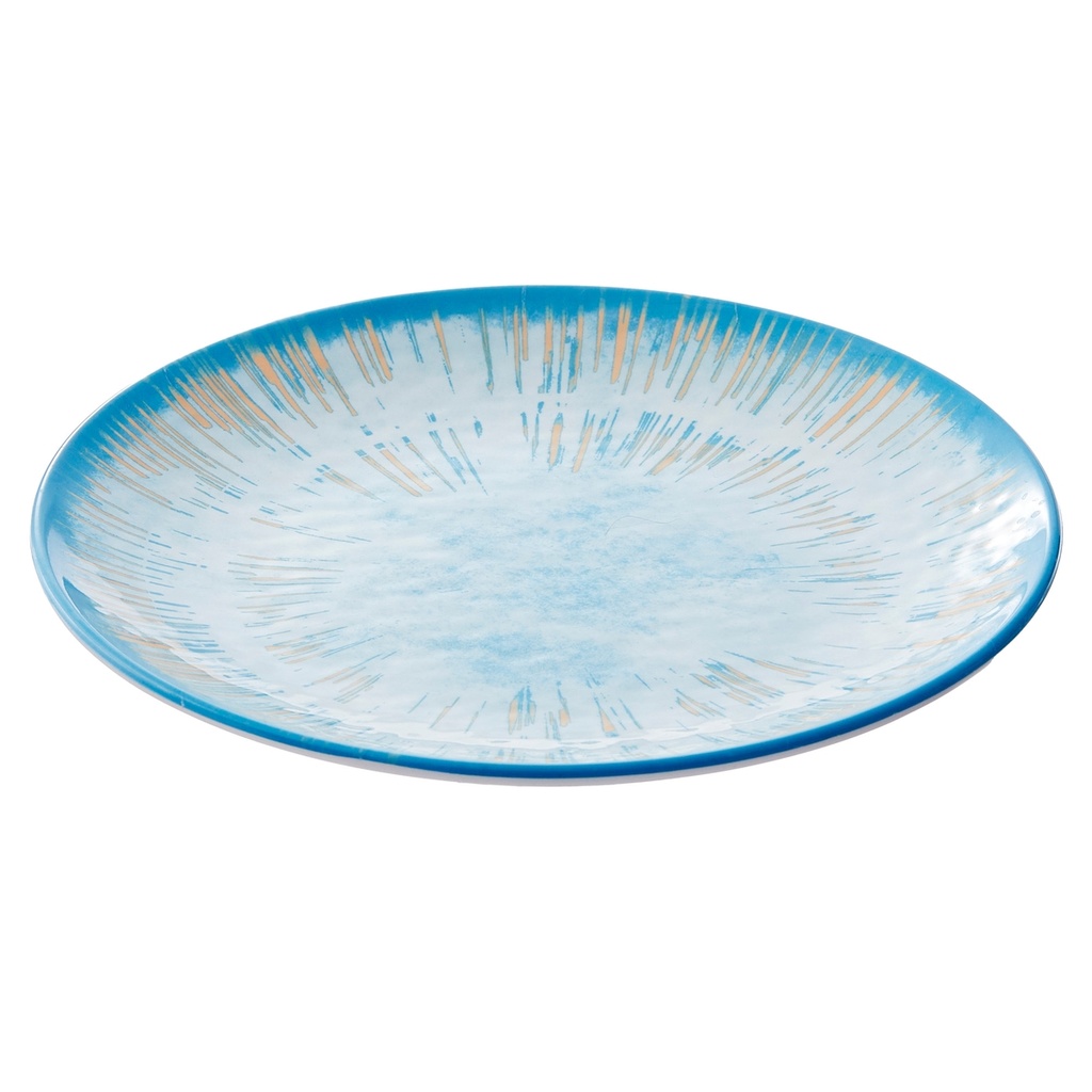 Piatto piano Linea Oceano D23,5x2,5cm melamina Leone